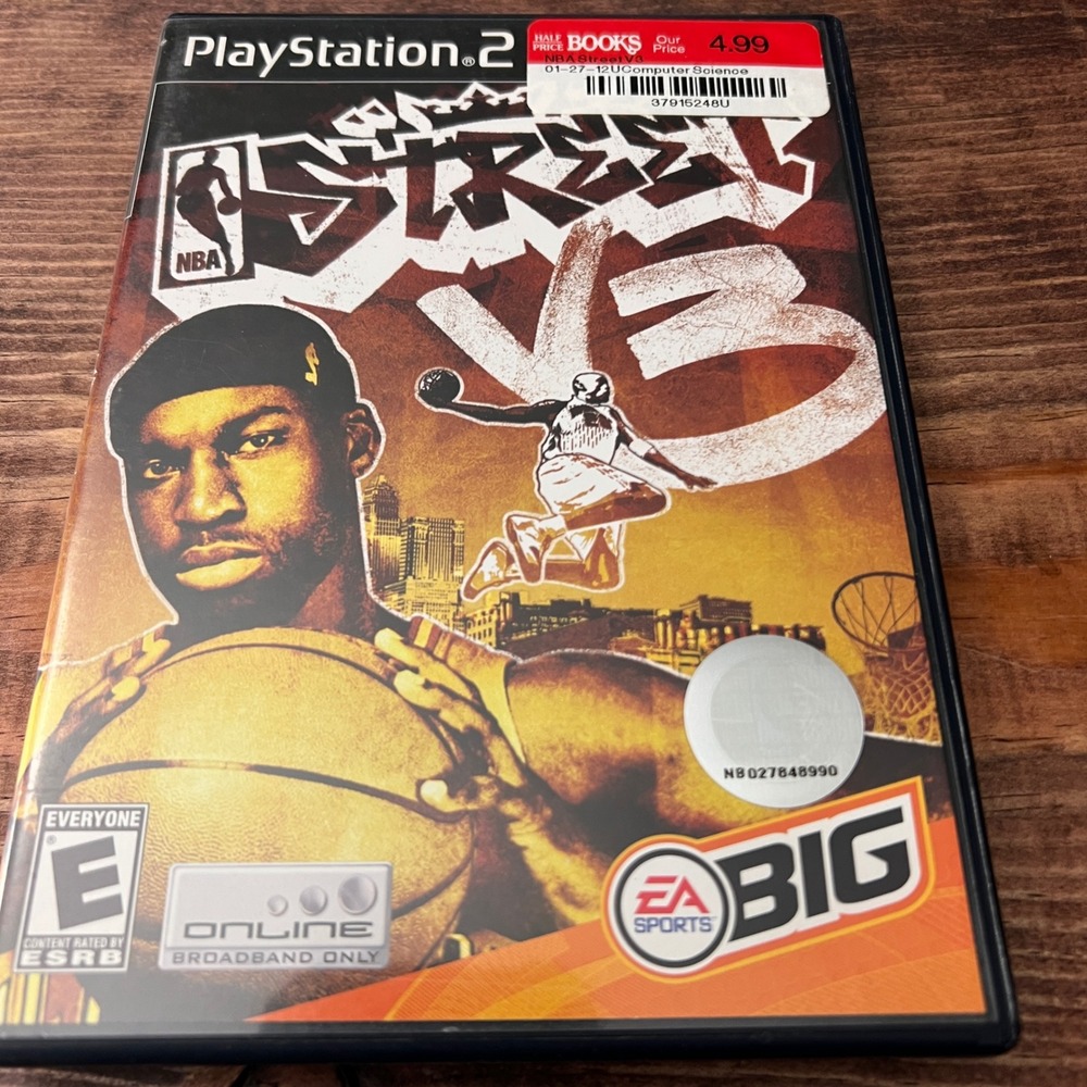 NBA Street V3 Sony PlayStation 2 PS2 EA Sports BIG Basketball Game 2005